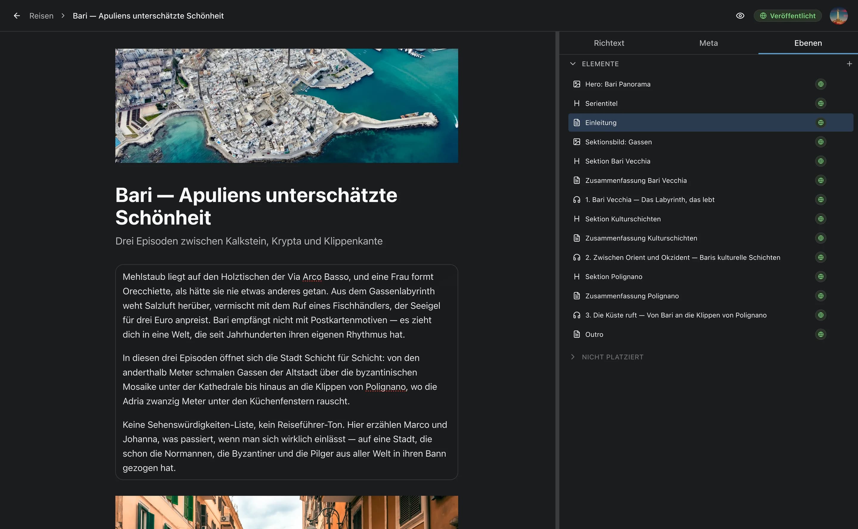 Vertellen Studio — WYSIWYG content editor